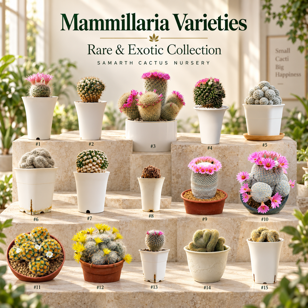 Mammillaria varieties