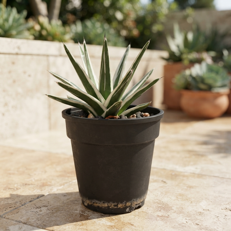 Agave victoriae-reginae White Rhino