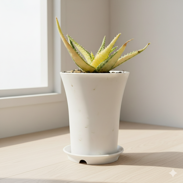 Aloe barbadensis verigated