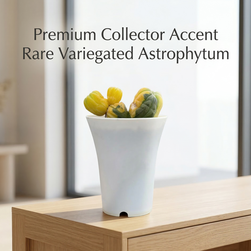 Astrophytum Asterias cv multi headed variegated