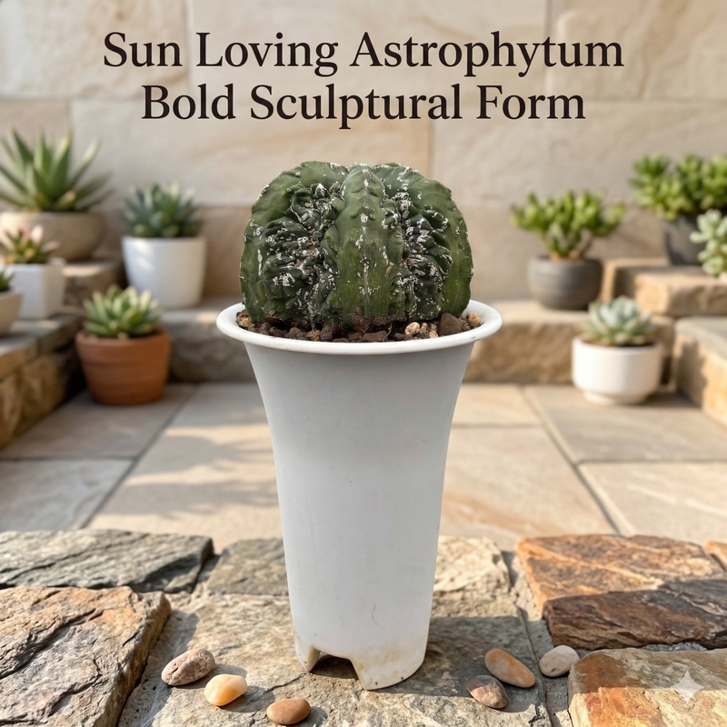 Astrophytum  myriostigma cv hakun x fukuryu