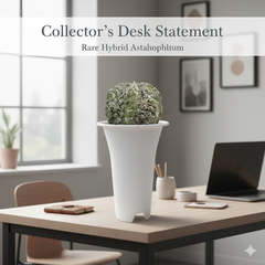 Astrophytum myriostigma hannya x Kareena keel AK.6177