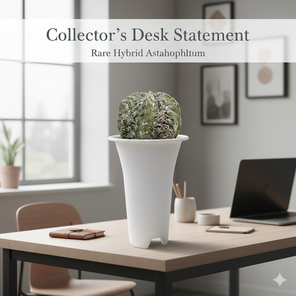 Astrophytum myriostigma hannya x Kareena keel AK.6177