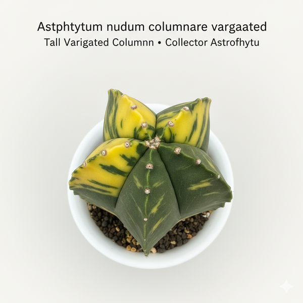 Astrophytum nudum columnare variegated