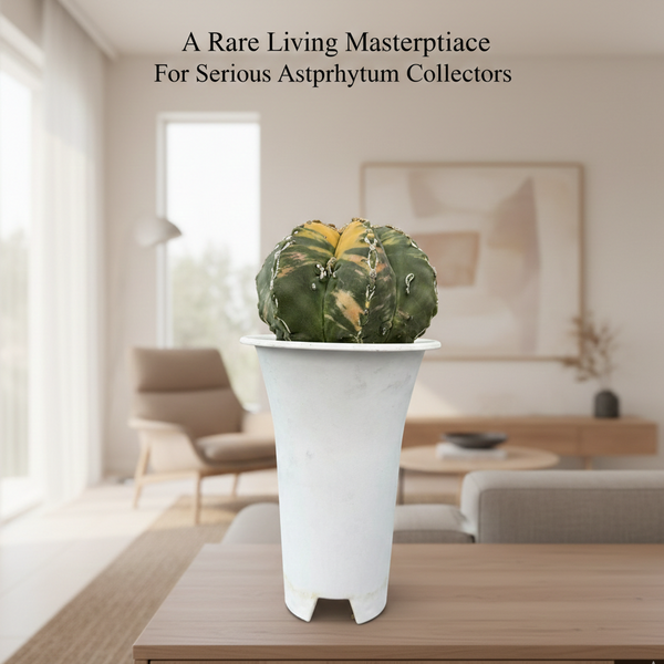 Astrophytum nudum multicostatus cv Sazanami