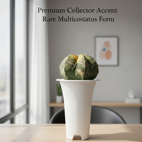 Astrophytum nudum multicostatus cv Sazanami