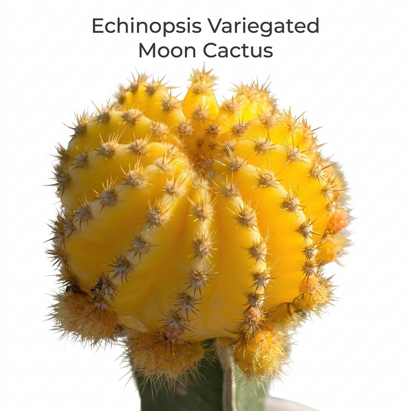 Echinopsis verigated, moon Cactus