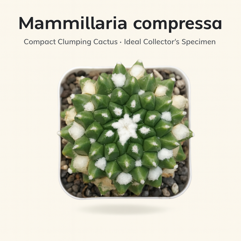 Mammillaria compressa esamu_indoor cactus