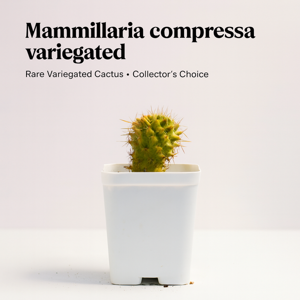 Mammillaria compressa variegated