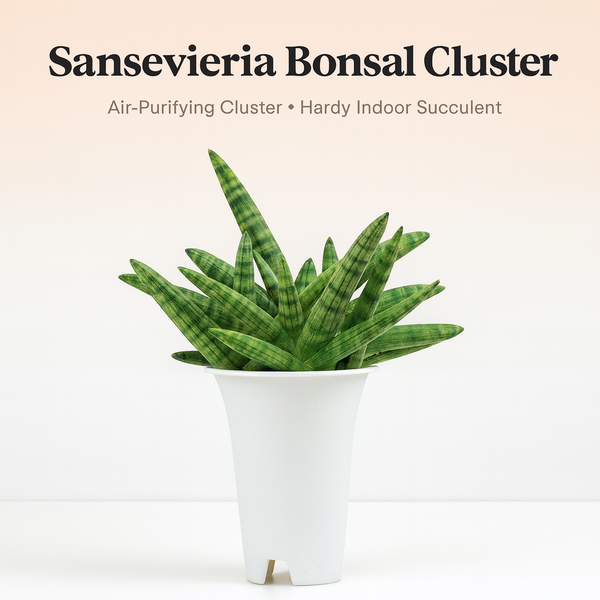 Sansevieria bonsai cluster snake plant indoor pot
